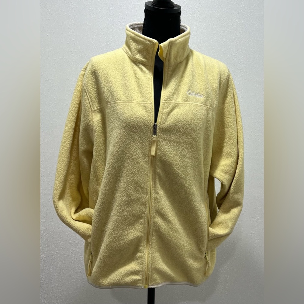 L Light Yellow women’s Cabela’s Fleece Jacket from Stillwater Supply Co.